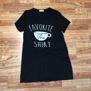 Black Graphic Tee